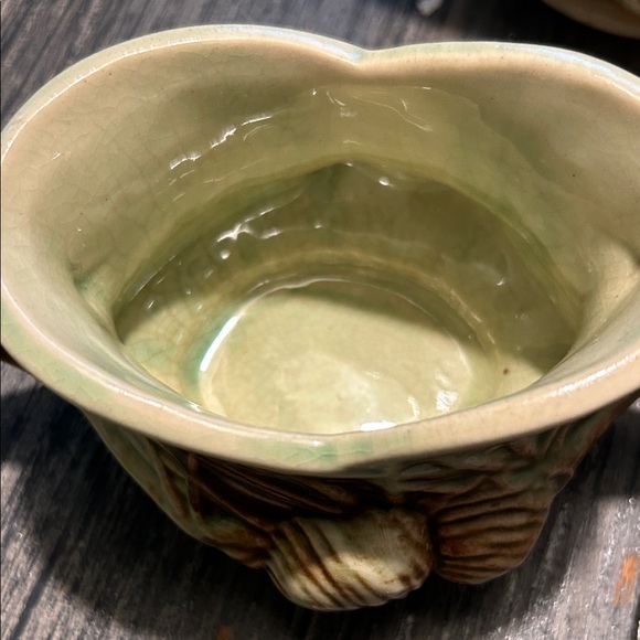 McCoy Pine Cone Design Ceramic Sugar & Creamer Set Cottage Core, Nature Core - Picture 11 of 11